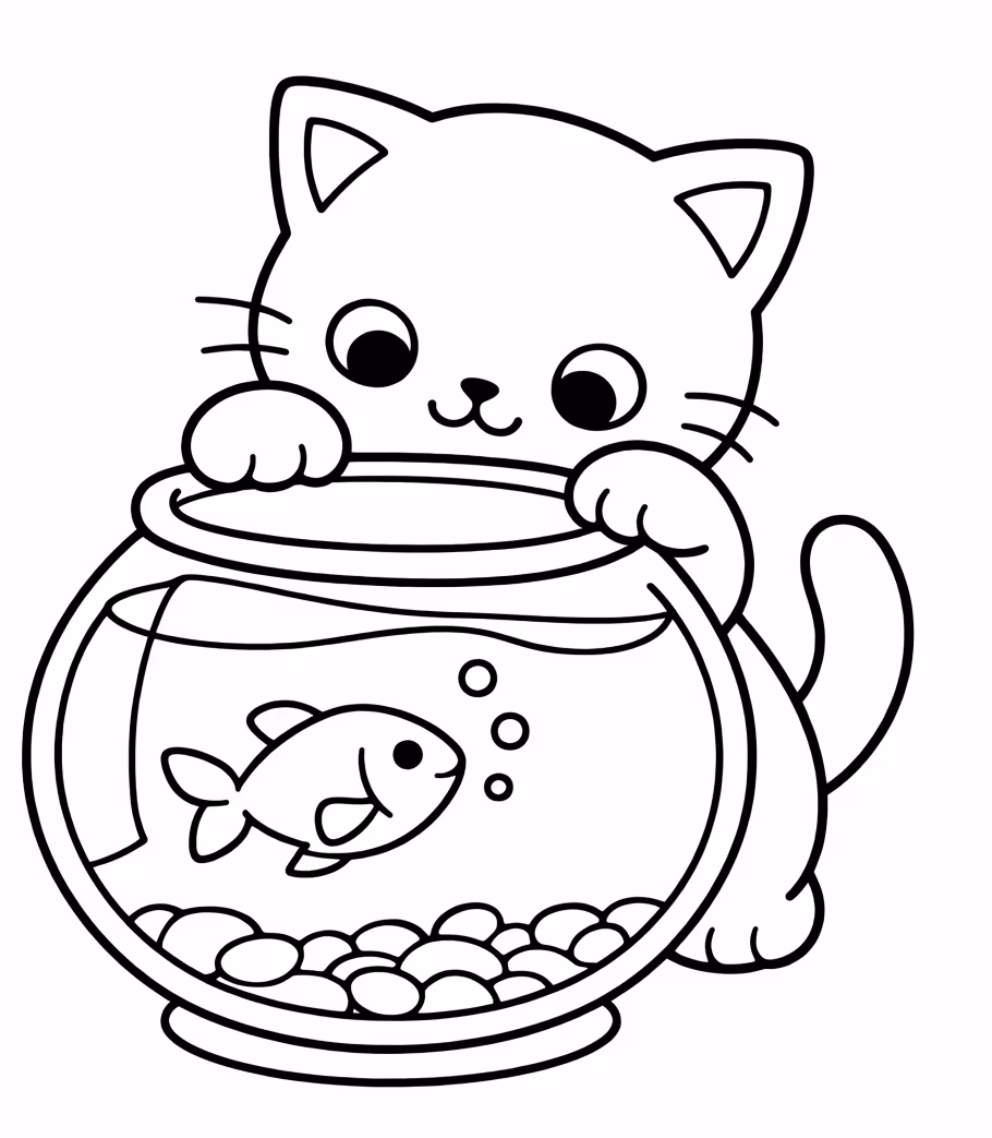 fishbowl cat