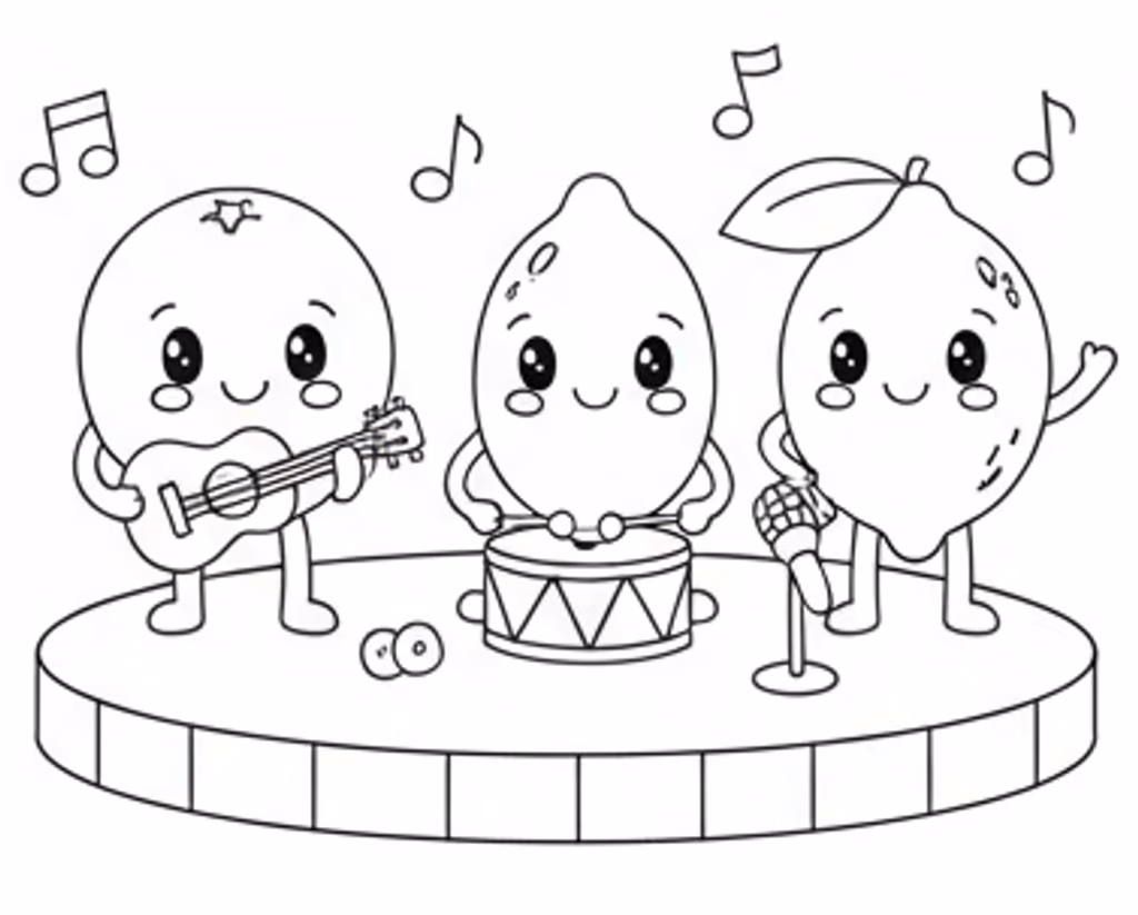 fruit band stage performance